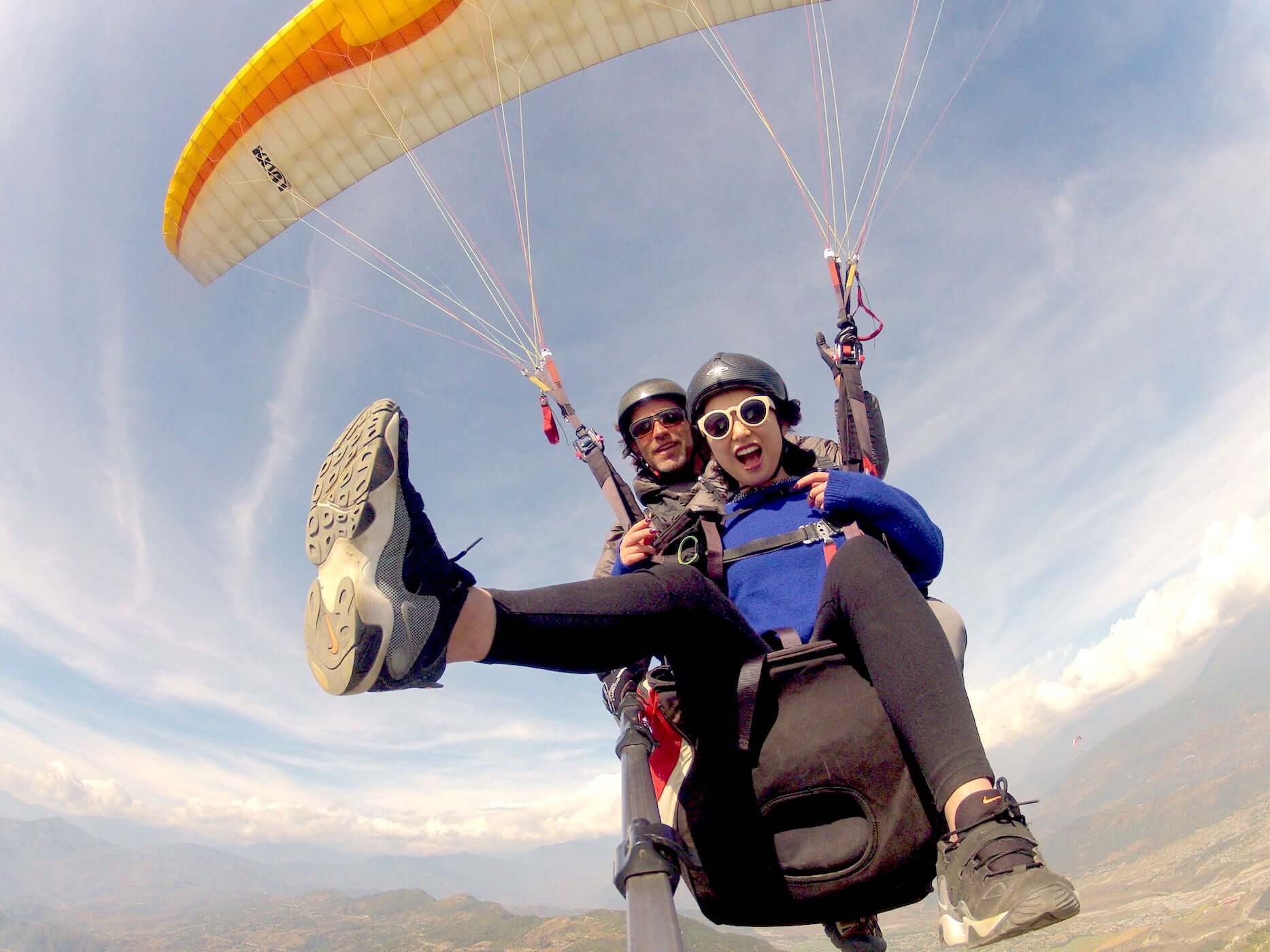 Paragliding in Nepal